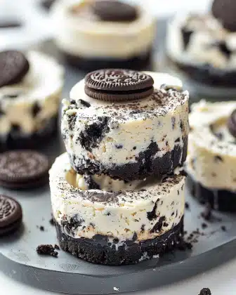 Mini Oreo Cheesecakes
