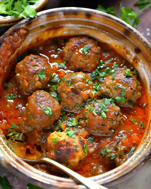 Moroccan Meatballs (Meatball Tagine)