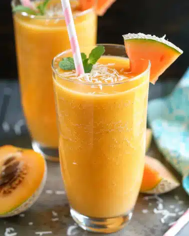Nectarine, Cantaloupe & Orange Smoothie