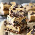 No Bake Cookie Dough Bars