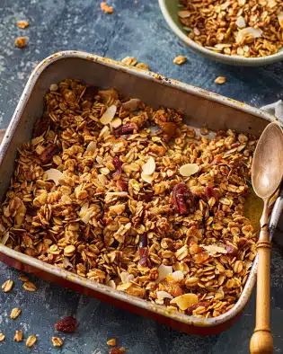Olive Oil & Maple Granola From Nekisia Davis