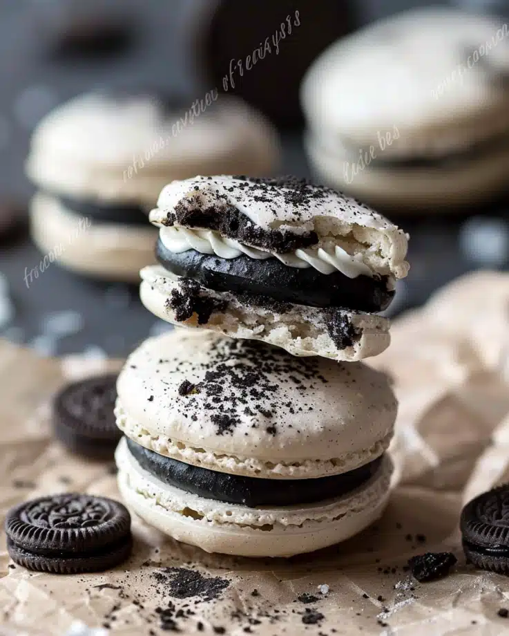 Oreo Macarons .
