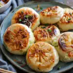 Pan-Fried Cabbage and Noodle Buns