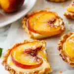 Mini Peach and Cream Cheese Tarts