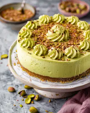Pistachio Cheesecake