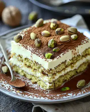 Pistachio Tiramisu