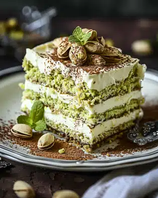 Pistachio Tiramisu