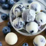 Quick Frozen Greek Yogurt Blueberry Bites