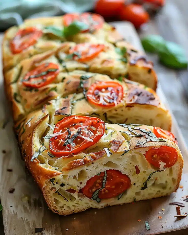 Savory Caprese Bread