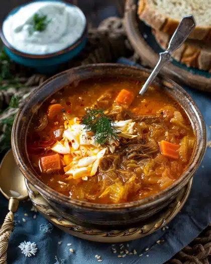 Shchi (Russian cabbage soup)