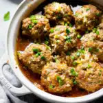 Slow Cooker Porcupine Meatballs