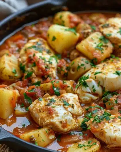 Spanish Fish Stew with Potatoes