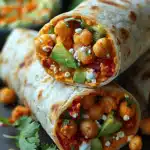 Spicy Buffalo Chickpea Wrap A Flavorful Plant-Based Delight
