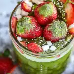 Strawberry Matcha Overnight