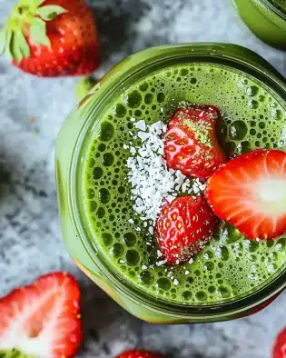 Strawberry Matcha Overnight