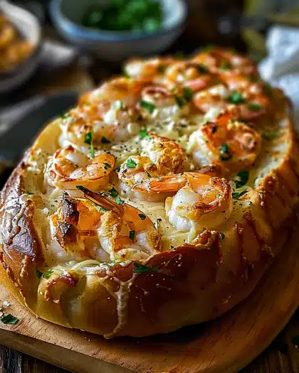 Stuffed Seafood Bread