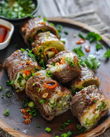 Taiwanese Beef Rolls