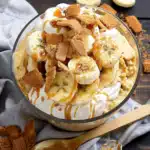 The Best Biscoff Banana Pudding with Caramel