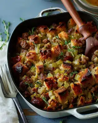 The Best Thanksgiving Sausage Stuffing There Ever .