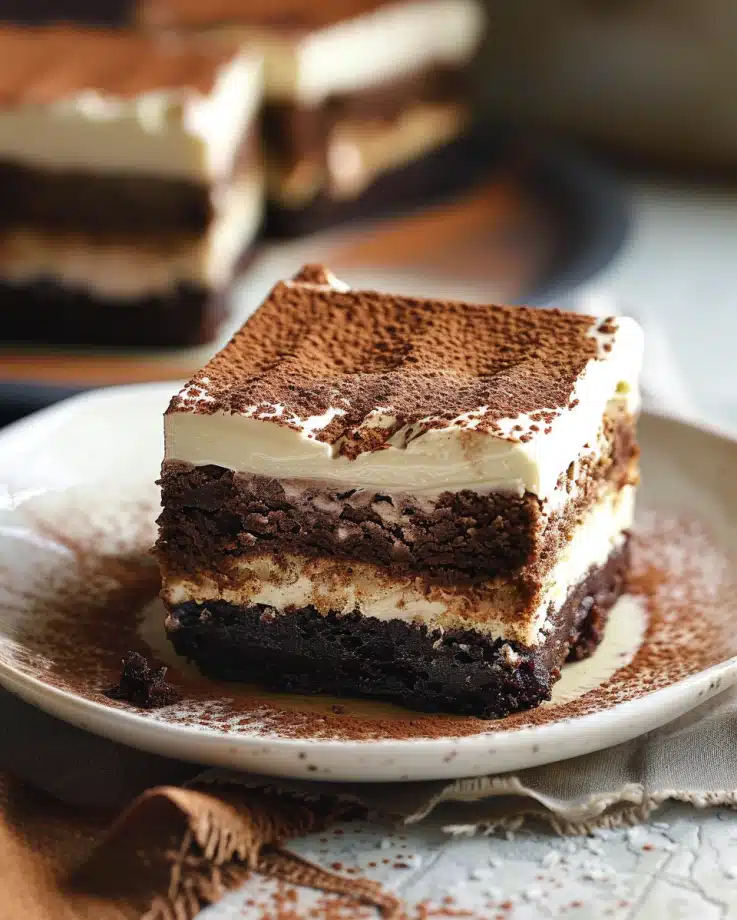 Tiramisu Brownies