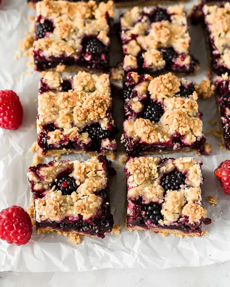 Vegan Berry Crumble Bars