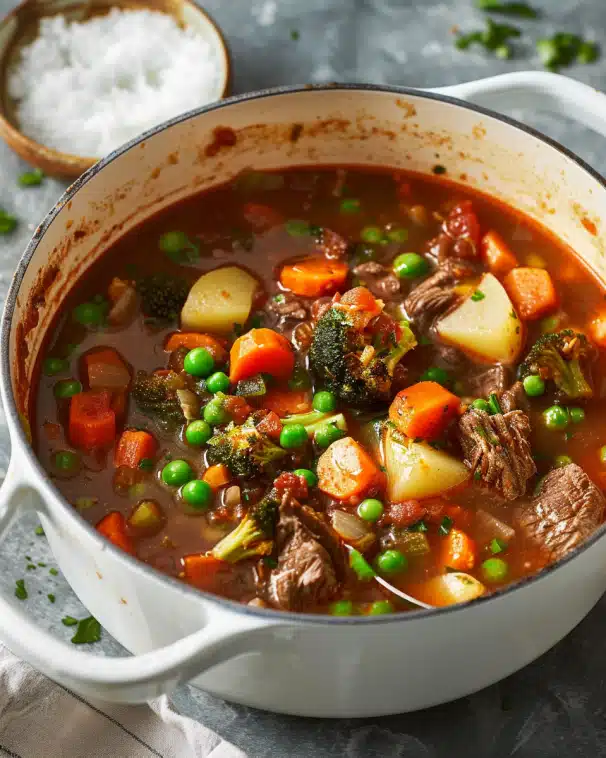 Vegetable Beef Soup Like Great-Grandma Vera Mae’s