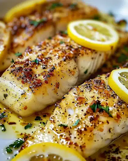 Zesty Lemon Butter Fish Fille