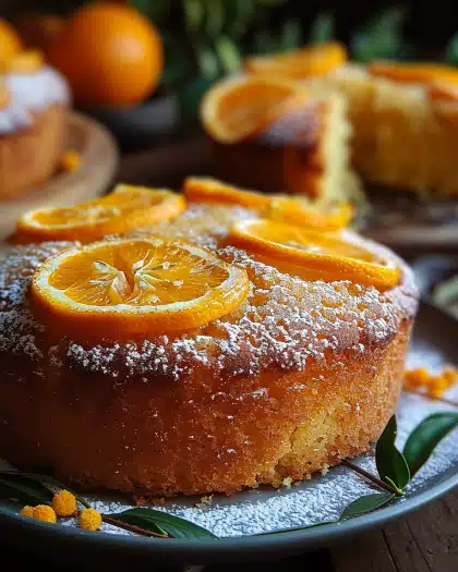 orange ginger honey cakes