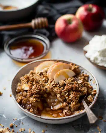 Apple Crisp with Maple Syrup