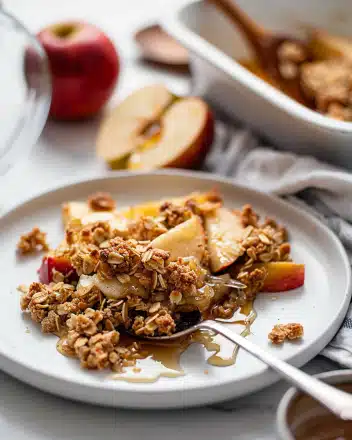Apple Crisp with Maple Syrup