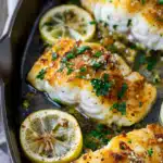 Baked Cod Recipe with Lemon and Garlic