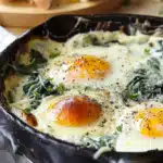 Baked Eggs Florentine