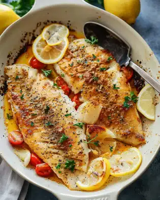 Baked Tilapia with Lemon