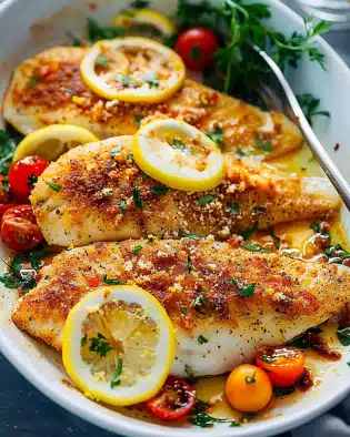 Baked Tilapia with Lemon