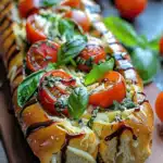 Caprese Stuffed Garlic Bread Tasty and Easy Recipe
