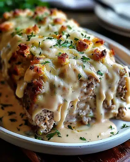 Chicken Cordon Bleu Meatloaf