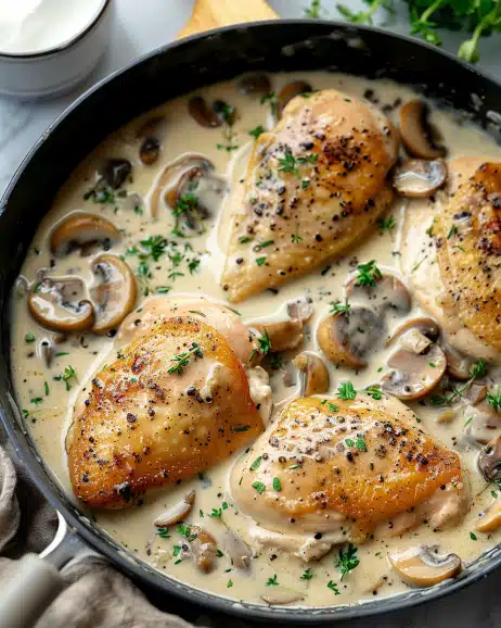 Chicken in White Wine Sauce Recipe