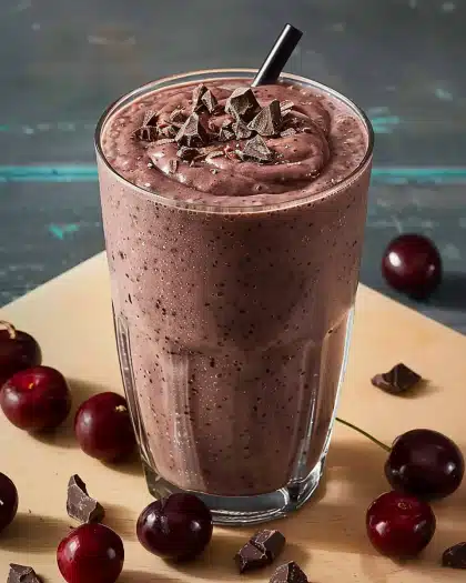 Chocolate-Cherry Protein Shake