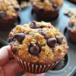 Chocolate Chip Banana Oat Muffins