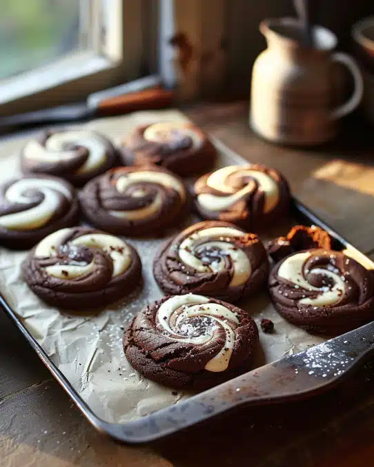 Chocolate Marshmallow Swirl Cookies Recipe