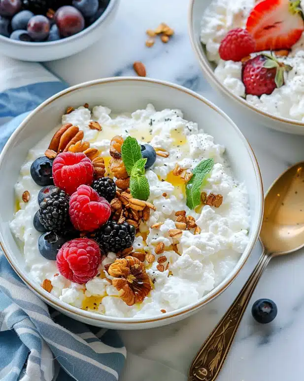 Cottage Cheese Breakfast Bowls