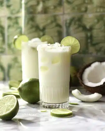 Creamy Coconut Milk Brazilian Lemonade (Limeade)