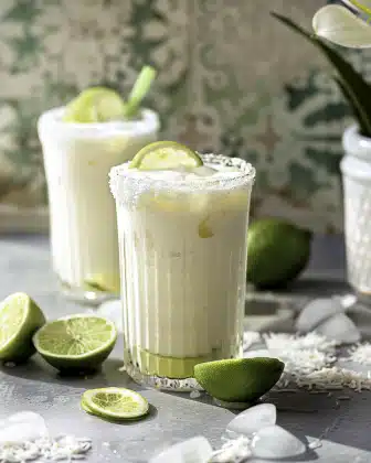 Creamy Coconut Milk Brazilian Lemonade (Limeade)