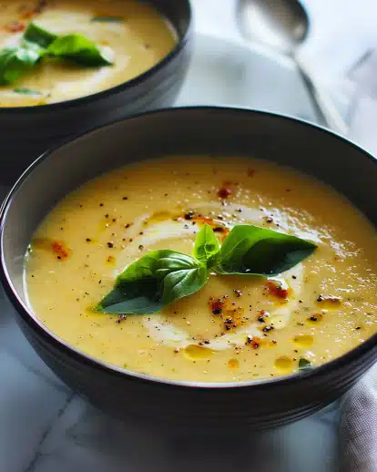 Creamy Roasted Veggie Soup