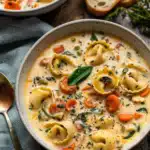 Creamy Tuscan Tortellini Soup