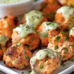 Crispy Salmon Bites with Sauce