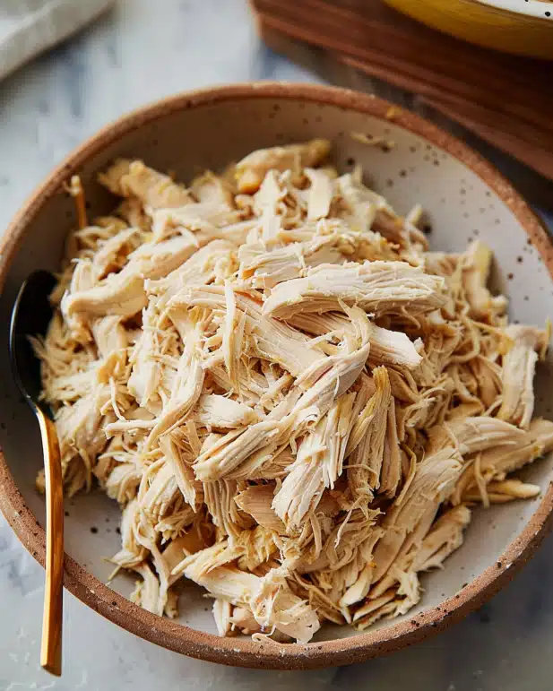 Crockpot Shredded Chicken (Slow Cooker)