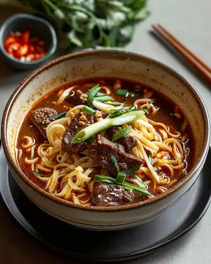 Delicious Satay Beef Noodle Soup Recipe