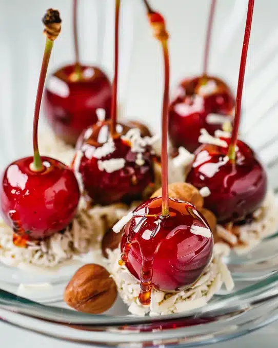 Drunken Cherries in Amaretto