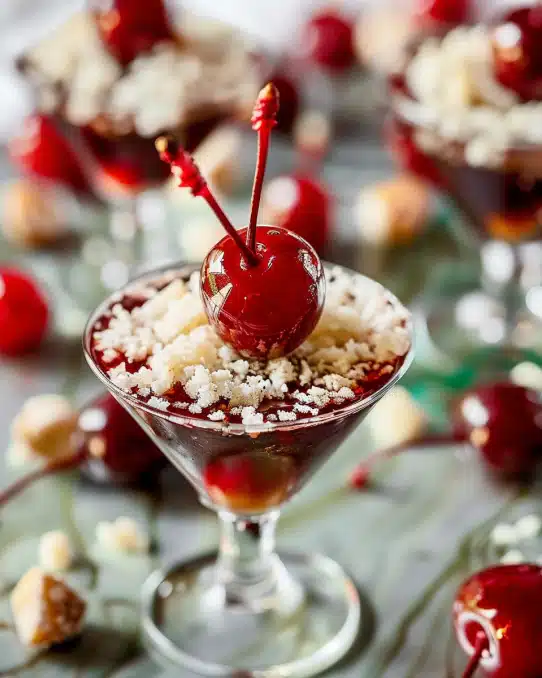 Drunken Cherries in Amaretto